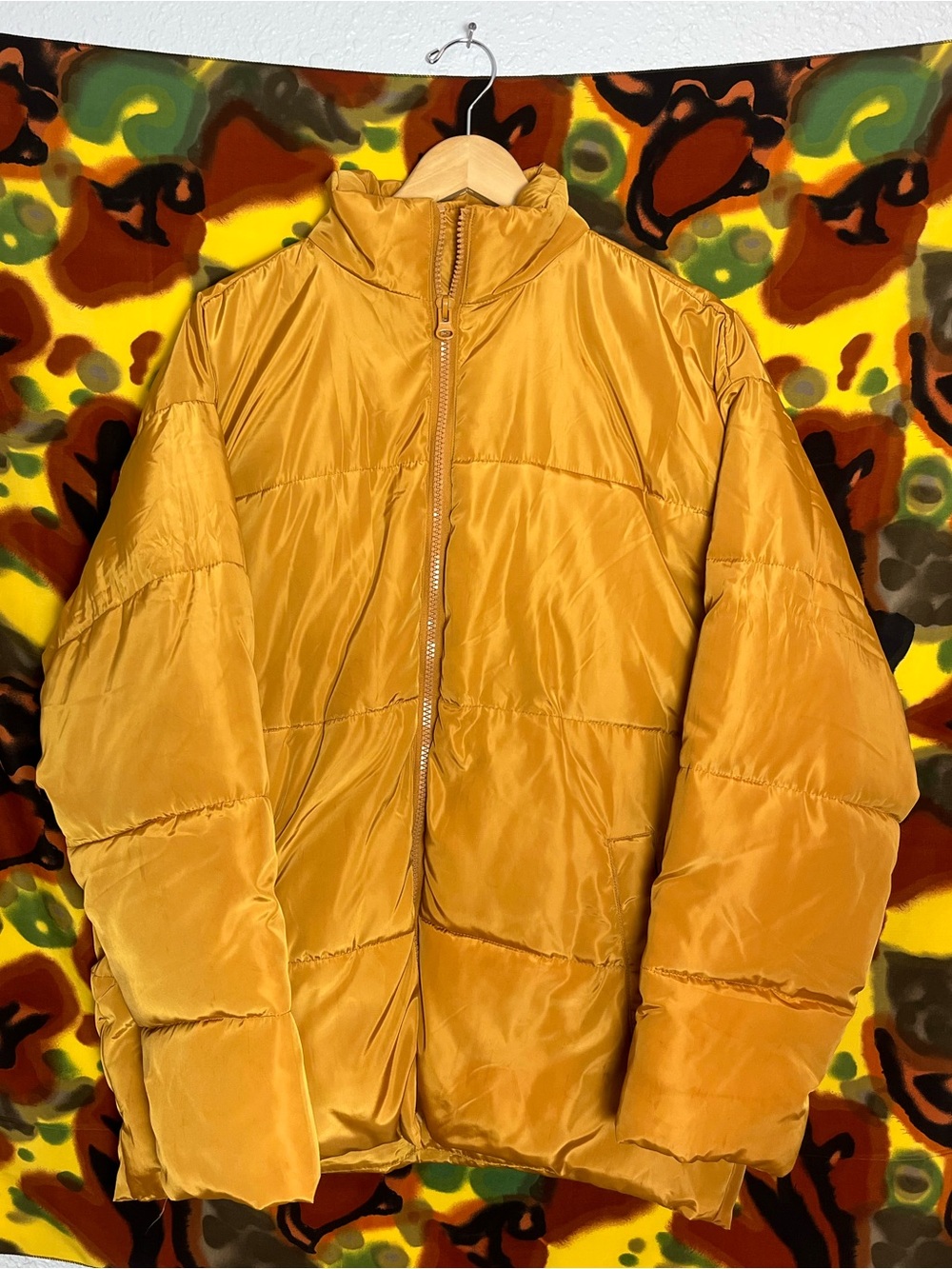Mens Brunswick Garment Yellow Puffer Size Medium